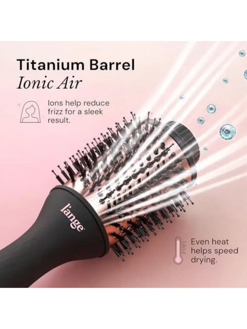 2-in-1 Titanium Blow Dryer Brush | Frizz Control & Volumizing Hot Air Styler